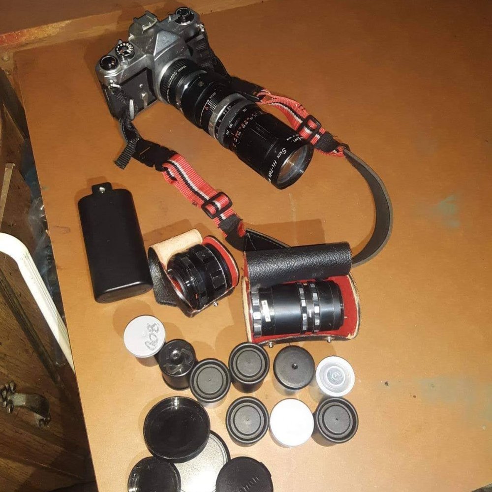 Pentax photography film camera